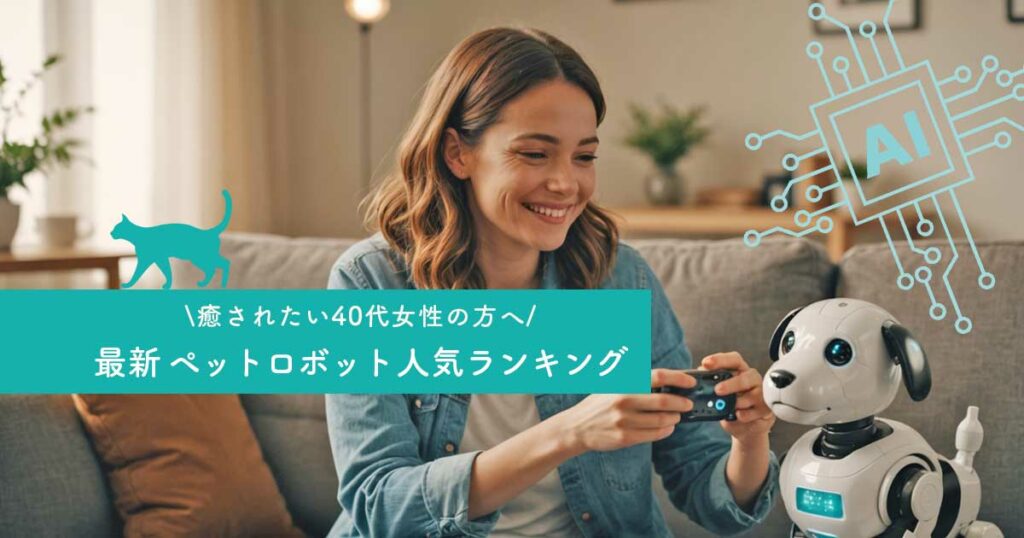 2026年最新！癒されたい40代に人気のペットロボットランキング8選